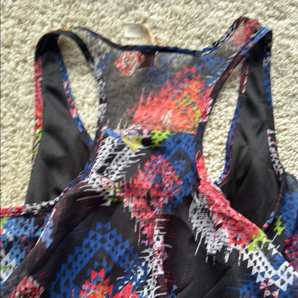 Eyeshadow L Multicolor Racerback Mini Dress - Picture 10 of 10